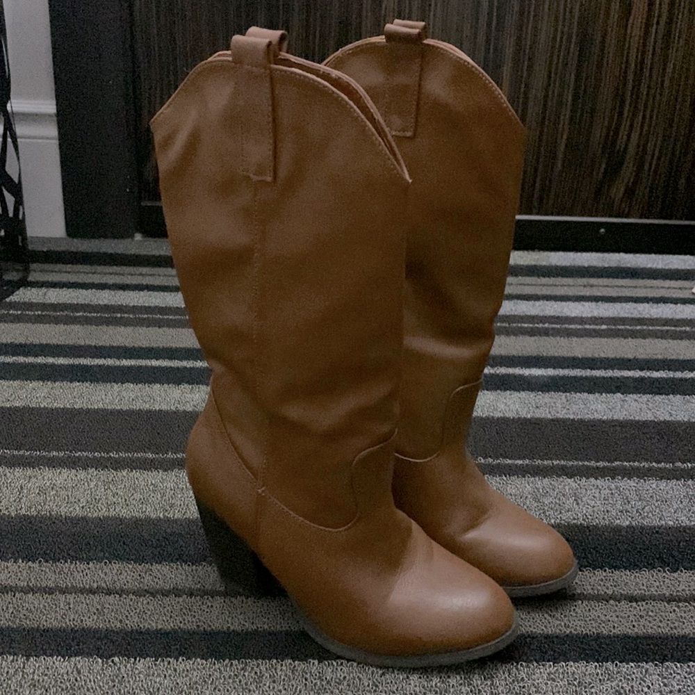 Knee-High Brown Boots